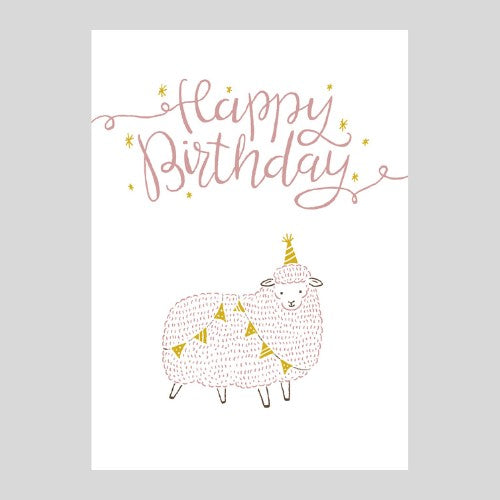 Konno Printing Birthday Card Sheep L24S008