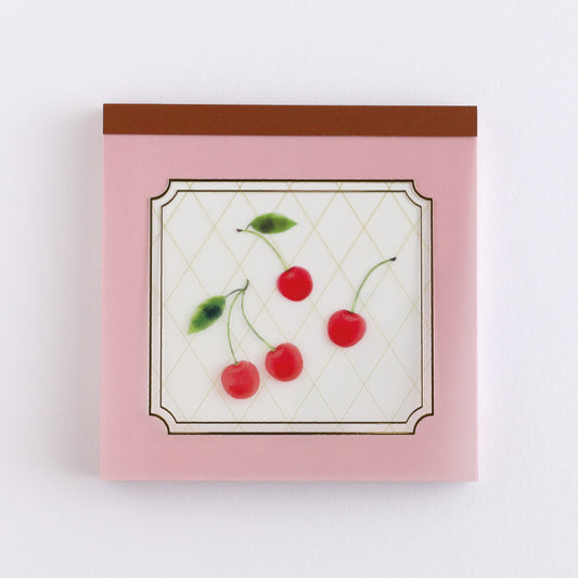 Green Flash Color fruits Memo Pad Square