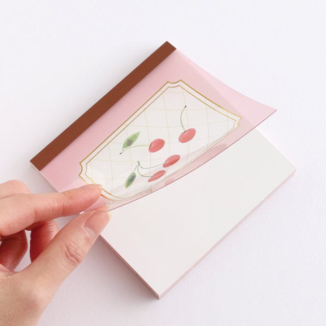 Green Flash Color fruits Memo Pad Square