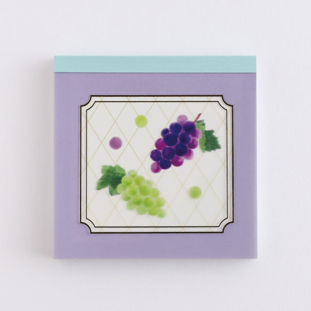 Green Flash Color fruits Memo Pad Square