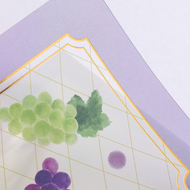 Green Flash Color fruits Memo Pad Square