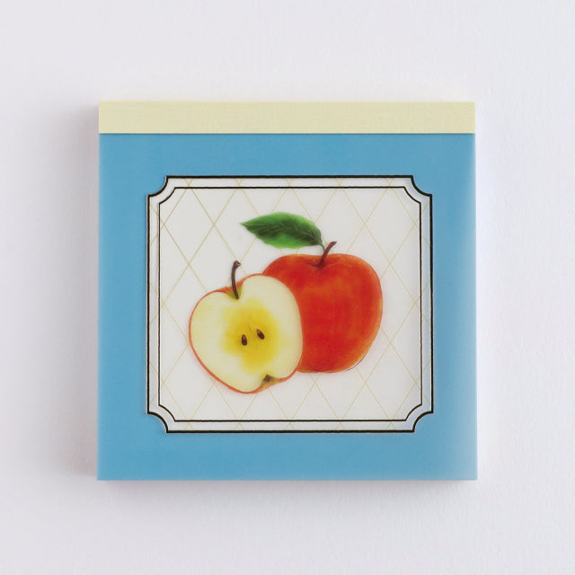 Green Flash Color fruits Memo Pad Square