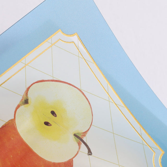 Green Flash Color fruits Memo Pad Square
