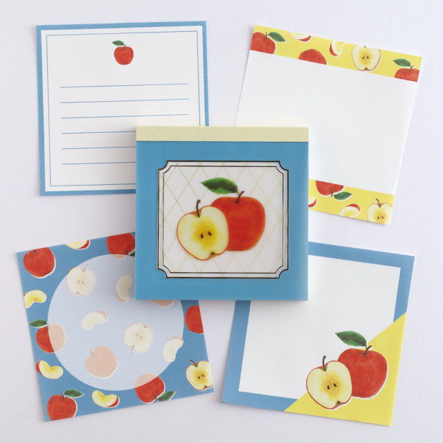 Green Flash Color fruits Memo Pad Square