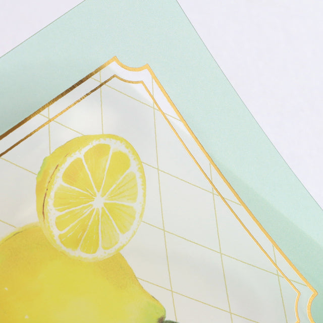 Green Flash Color fruits Memo Pad Square