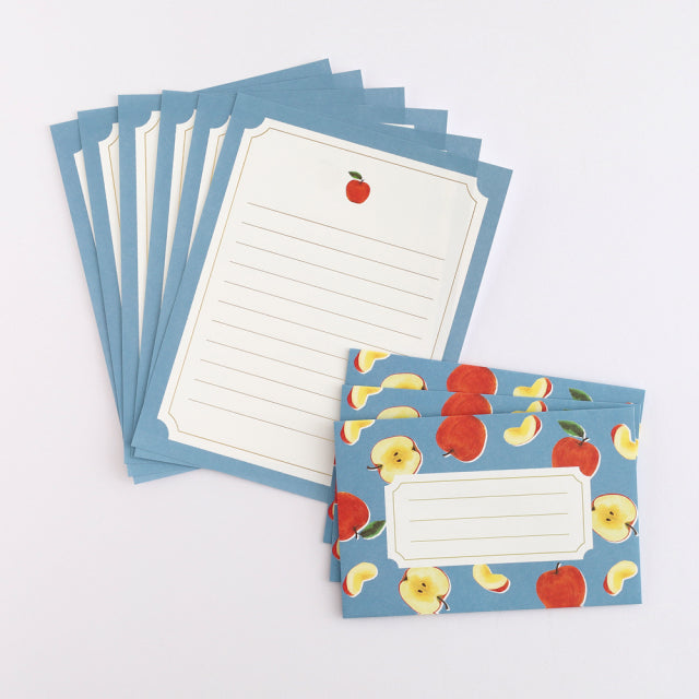 Green Flash Color fruits Letter Set