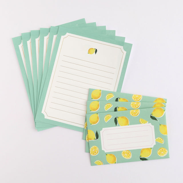 Green Flash Color fruits Letter Set