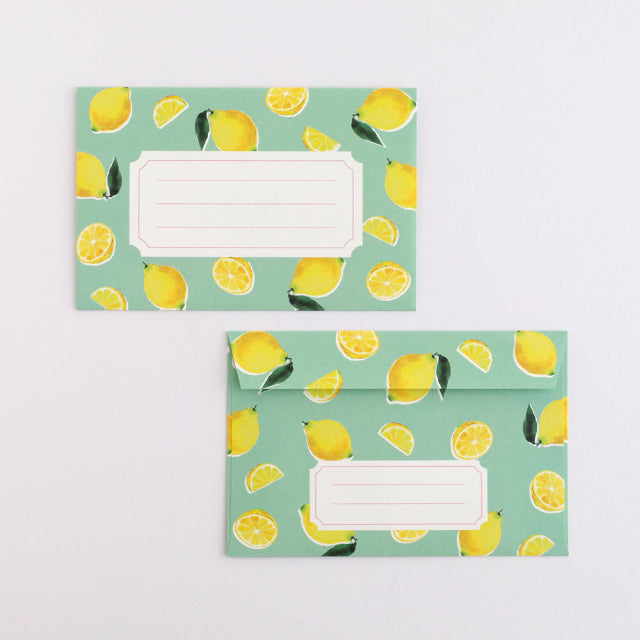 Green Flash Color fruits Letter Set