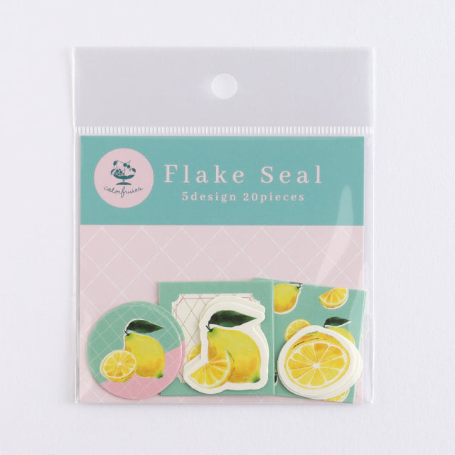 Green Flash Color fruits Flake Seal