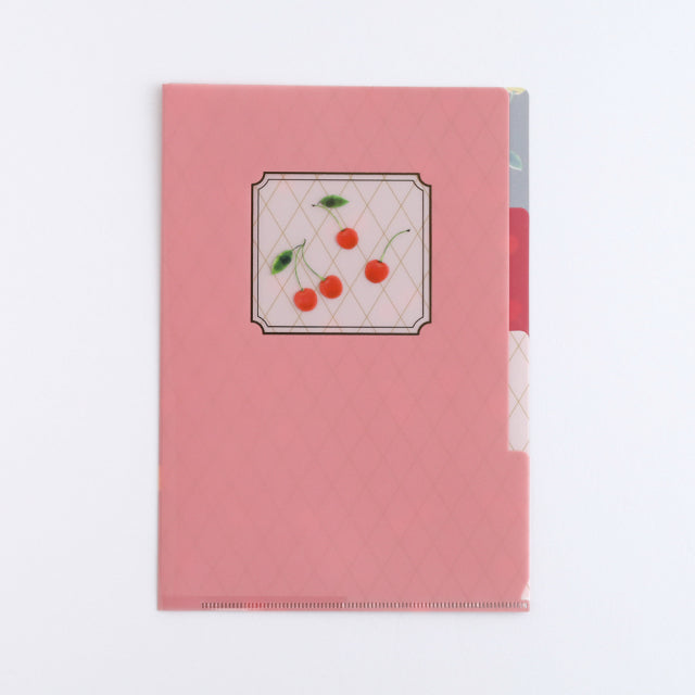 Green Flash Color fruits A5 Pocket Clear File