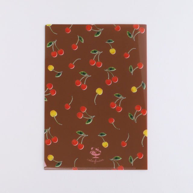 Green Flash Color fruits A5 Pocket Clear File
