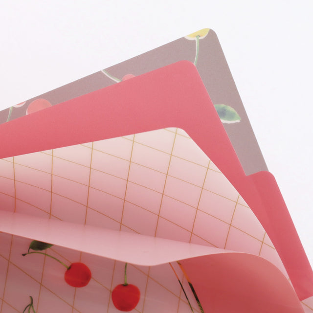 Green Flash Color fruits A5 Pocket Clear File