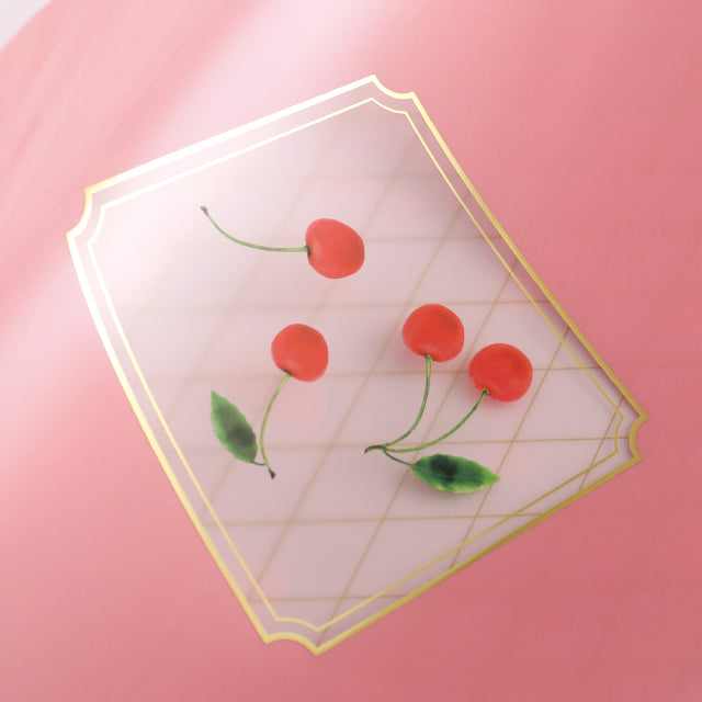 Green Flash Color fruits A5 Pocket Clear File