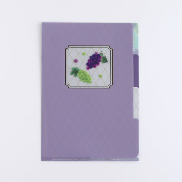 Green Flash Color fruits A5 Pocket Clear File