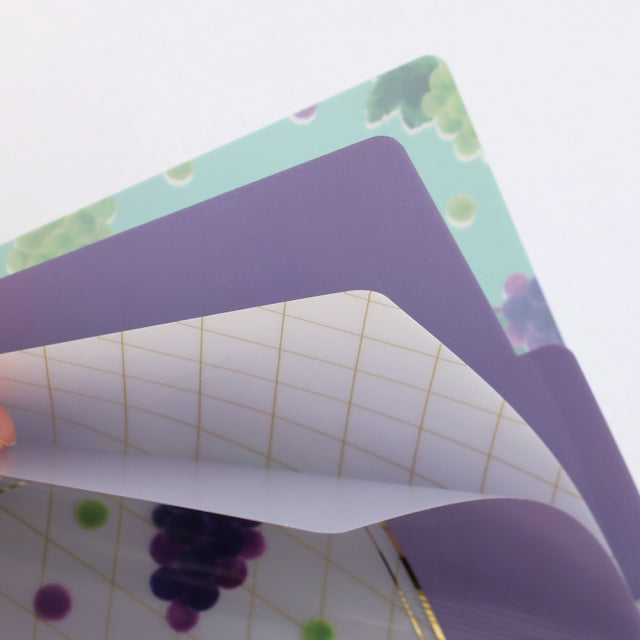 Green Flash Color fruits A5 Pocket Clear File