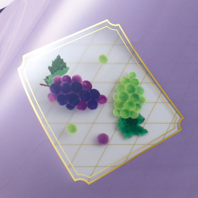 Green Flash Color fruits A5 Pocket Clear File
