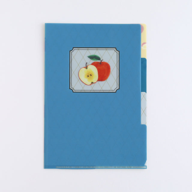 Green Flash Color fruits A5 Pocket Clear File