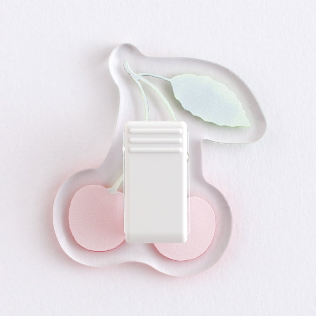 Green Flash Color fruits Acrylic Clip