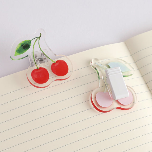 Green Flash Color fruits Acrylic Clip