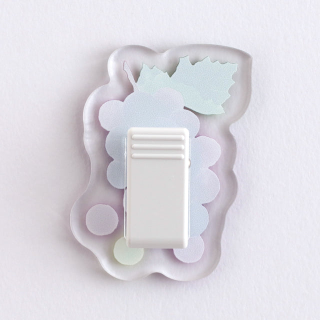 Green Flash Color fruits Acrylic Clip