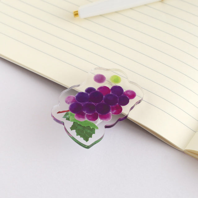 Green Flash Color fruits Acrylic Clip