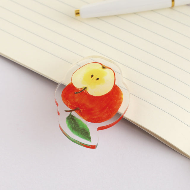 Green Flash Color fruits Acrylic Clip
