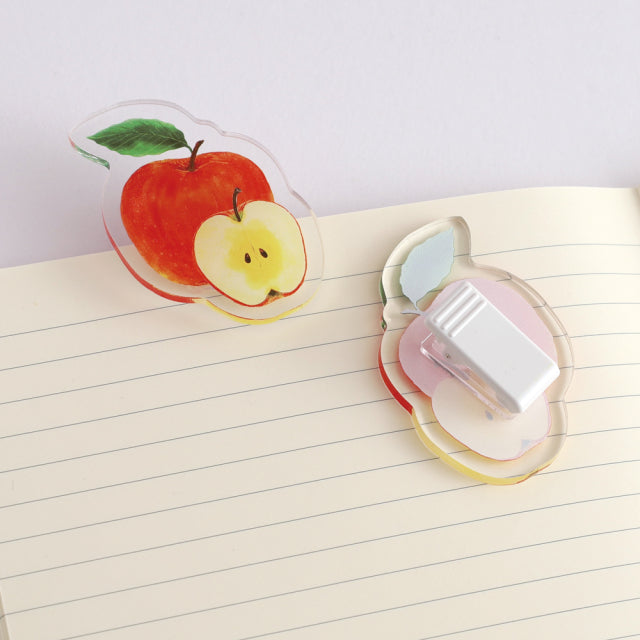 Green Flash Color fruits Acrylic Clip