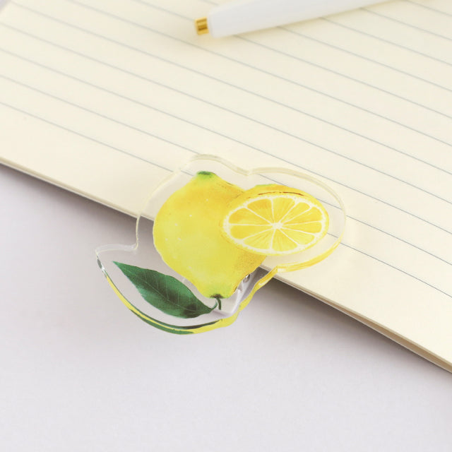Green Flash Color fruits Acrylic Clip