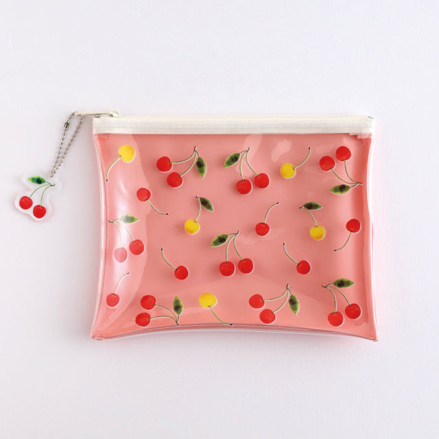 Green Flash Color fruits PVC pouch