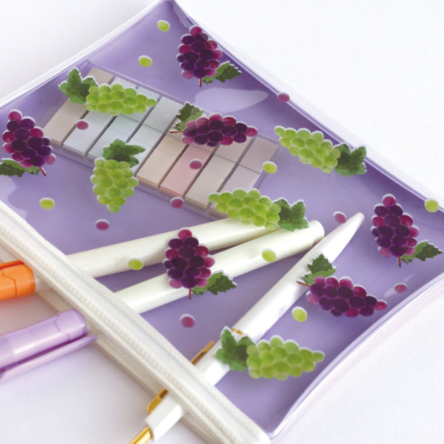 Green Flash Color fruits PVC pouch