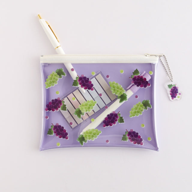 Green Flash Color fruits PVC pouch