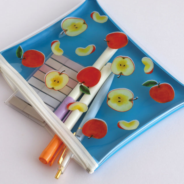 Green Flash Color fruits PVC pouch