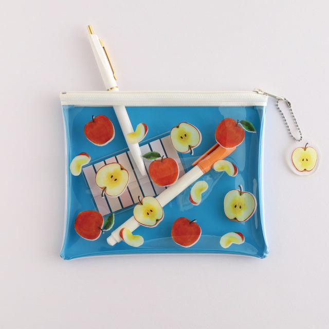 Green Flash Color fruits PVC pouch