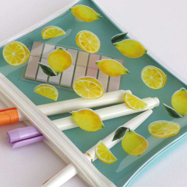 Green Flash Color fruits PVC pouch