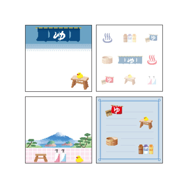 Green Flash Pixelook Memo Pad Square