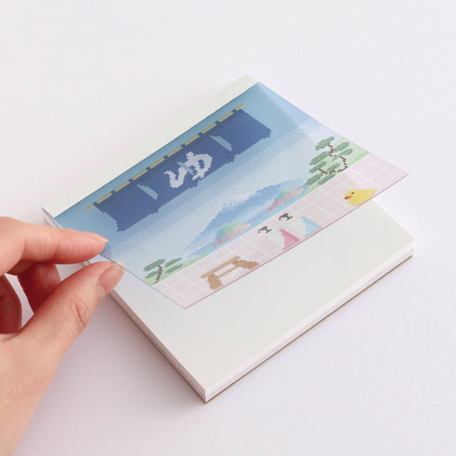 Green Flash Pixelook Memo Pad Square