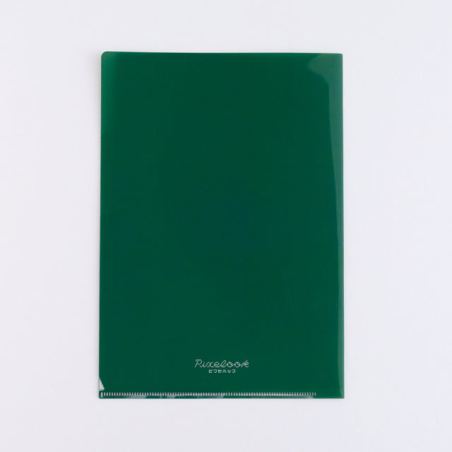 Green Flash pixelook series  A5-Size Clear File