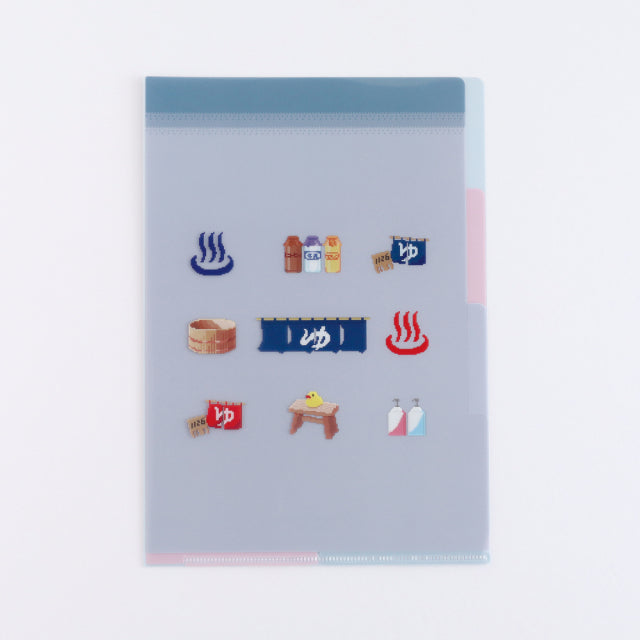 Green Flash pixelook series  A5-Size Clear File