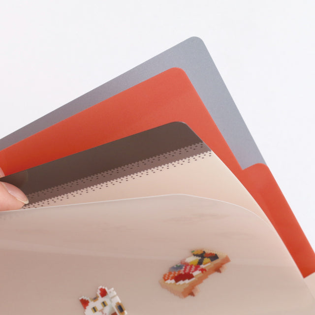 Green Flash pixelook series  A5-Size Clear File