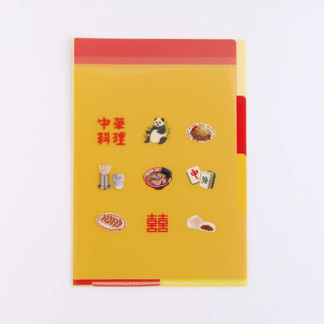 Green Flash pixelook series  A5-Size Clear File