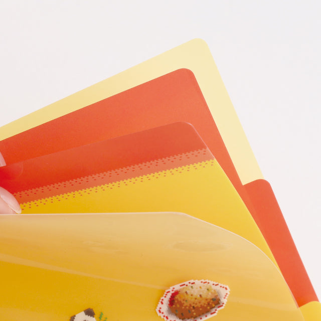 Green Flash pixelook series  A5-Size Clear File