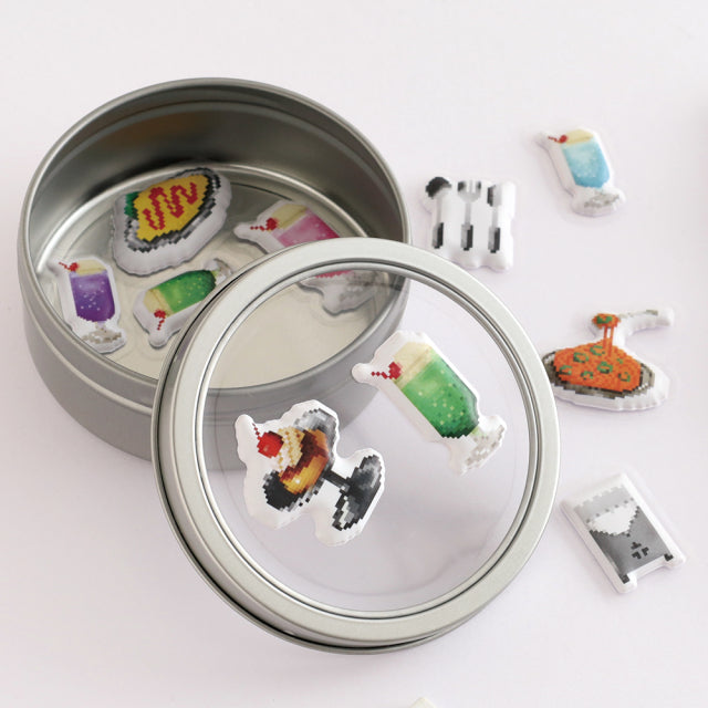 Green Flash The pixelook series Squishy flake stickers