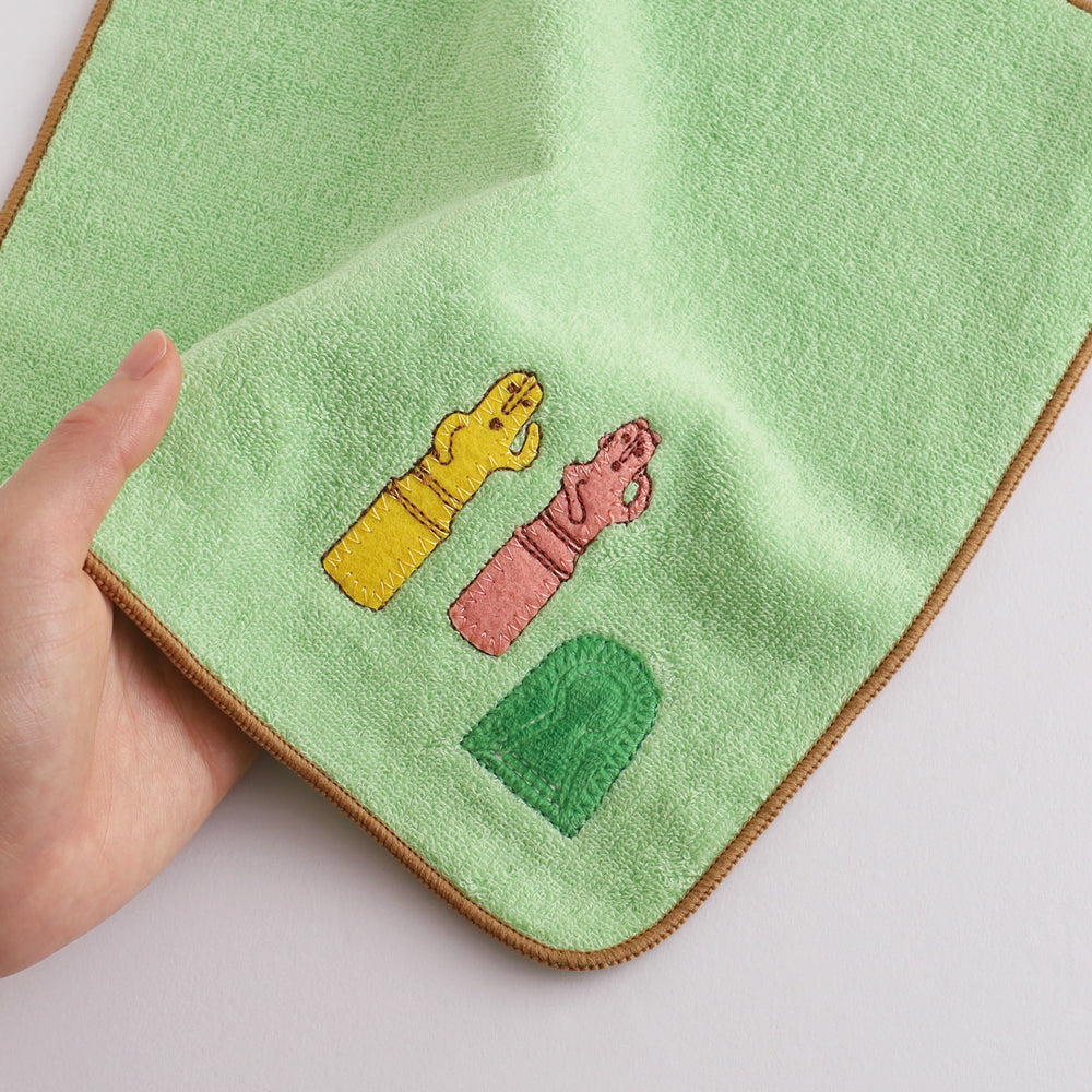 Green Flash STUDY HOLIC Towel Handkerchief