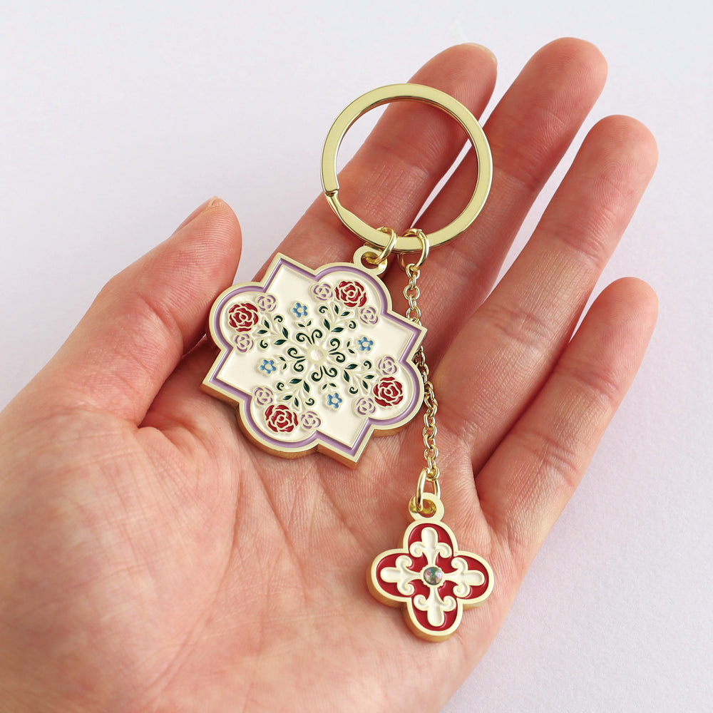 KUNIKA Double Metal Keychain