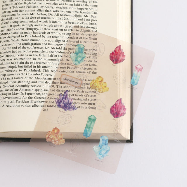 Green Flash STUDY HOLIC Clear Book Mark