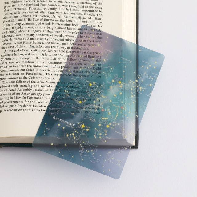 Green Flash STUDY HOLIC Clear Book Mark