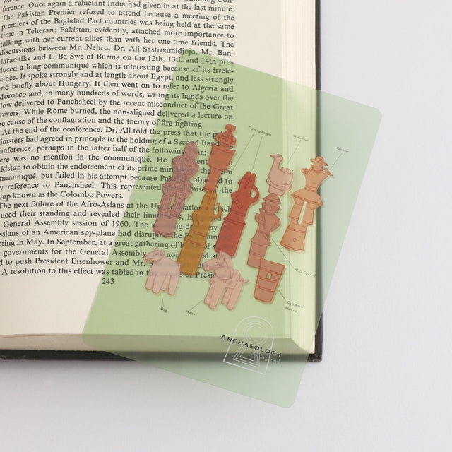 Green Flash STUDY HOLIC Clear Book Mark