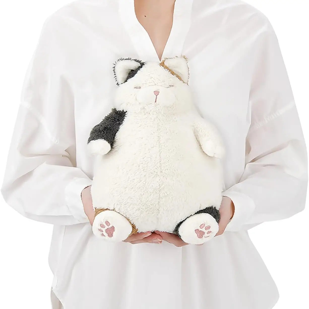 LIV HEART Premium 27722-11 Hugging Pillow, Cat Positivity Calico(M)