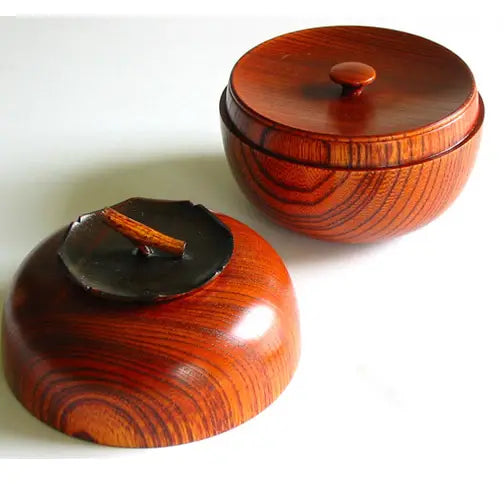 Tea caddy, keyaki, wooden, lacquered