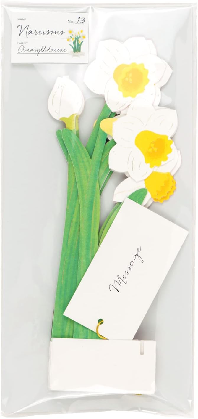 Greeting Life Birthday Blooming Card Daffodil KE-38